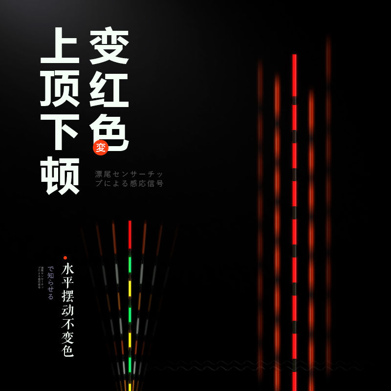 Phao Câu Cá Nano Phát Sáng Thay Đổi Màu Sắc Chất Lượng Cao