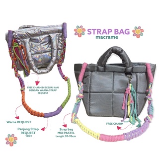 Image of strap bag macrame FREE!!! BAG CHARM