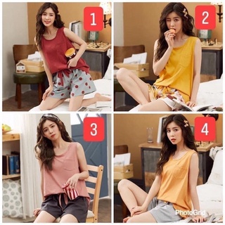 Big size bộ mặc nhà sát nách cotton
