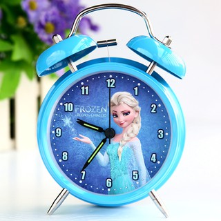 Đồng hồ báo thức kiểu hoạt hình công chúa elsa dễ thương cho bé gái
