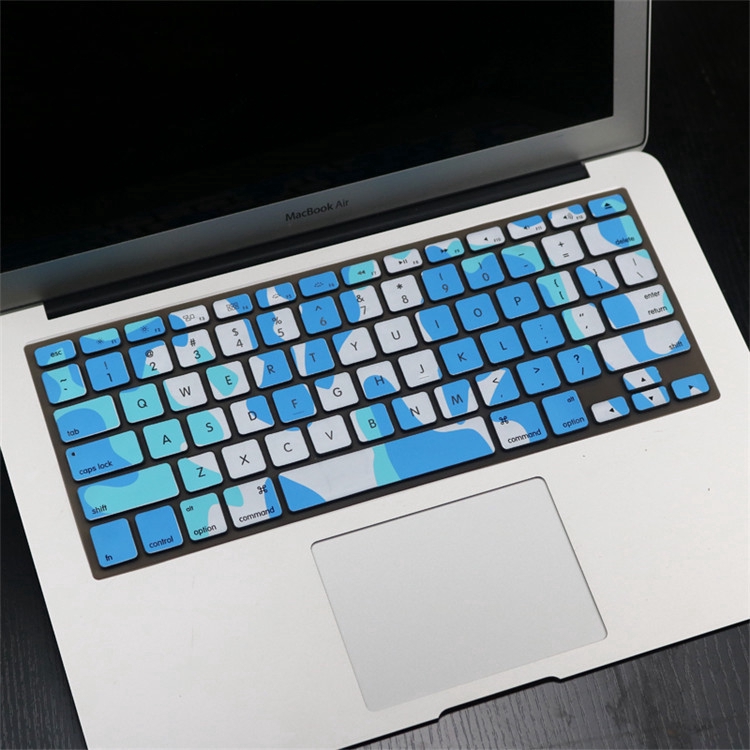 Ốp bàn phím máy tính bảng silicone siêu mỏng dẻo cho Macbook Pro Air A1465 A1466 A1502