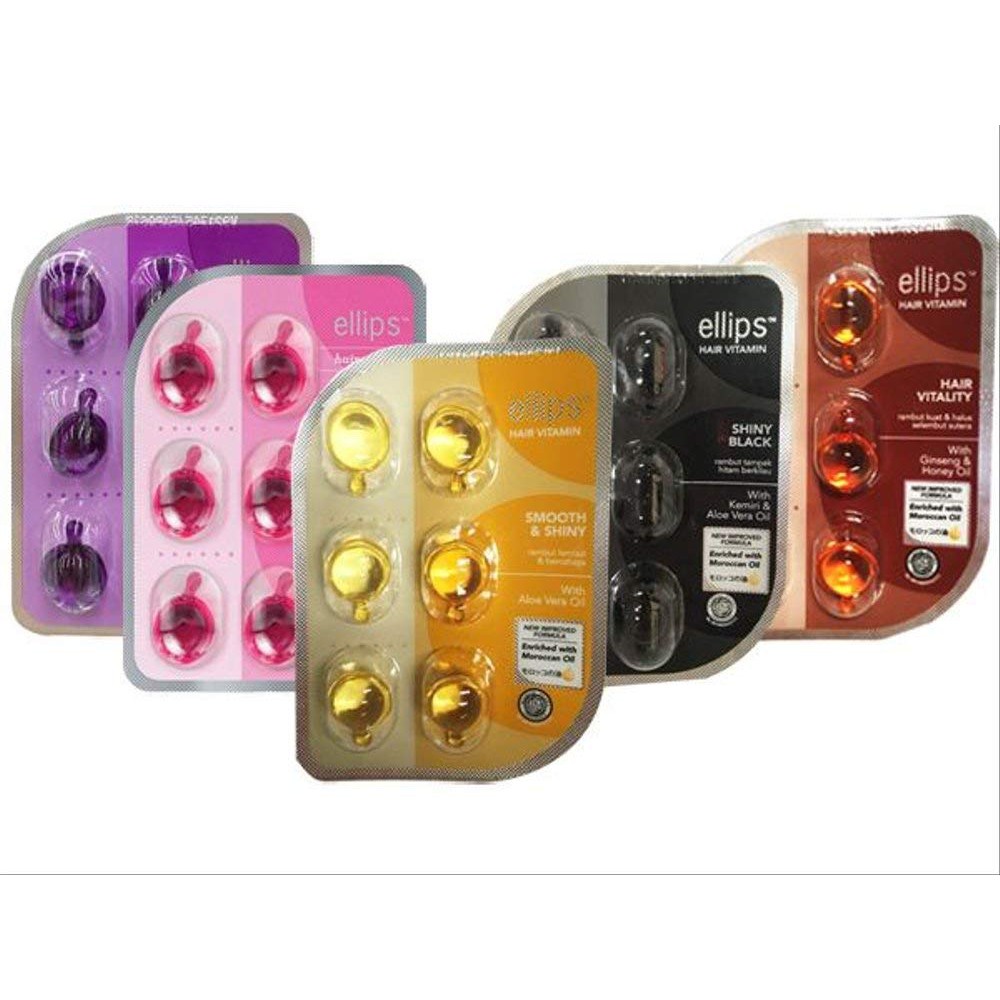 Viên Dưỡng Tóc Ellips Hair Vitamin Vỉ 6 Viên - Hộp 2 Vỉ x 6 Viên | BigBuy360 - bigbuy360.vn
