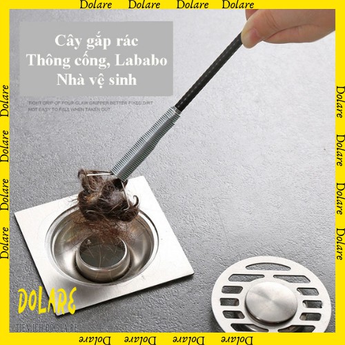 ⚡LOẠI 60CM - 90CM⚡ Cây Gắp Rác Thông Ống Cống, Lavabo, Bồn Cầu, Bồn Rửa Chén Inox Tiện Lợi