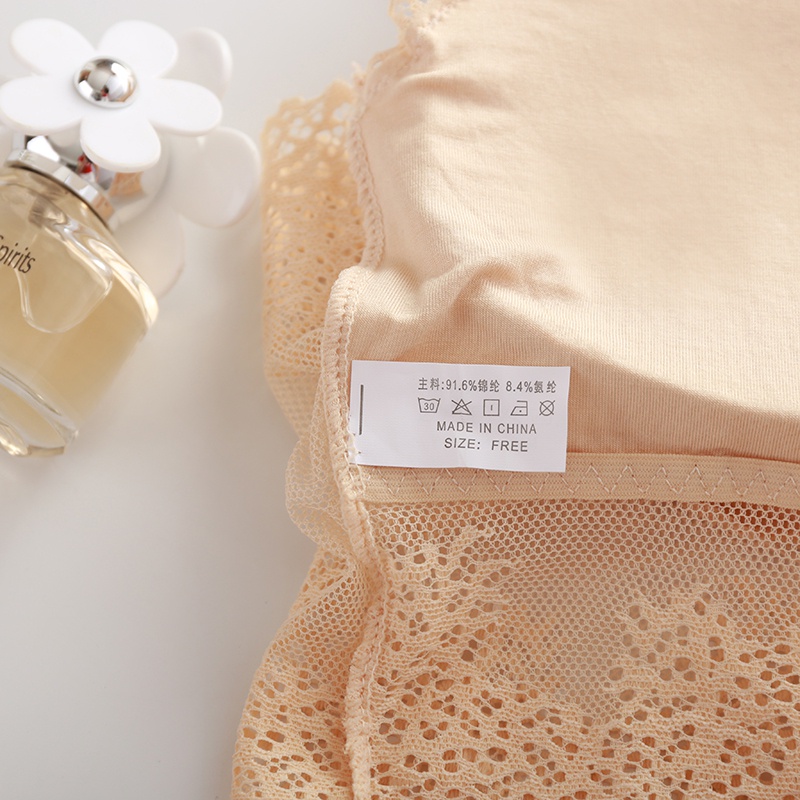 Bộ đồ lót ren không gọng nâng ngực xuyên thấu dành cho nữ