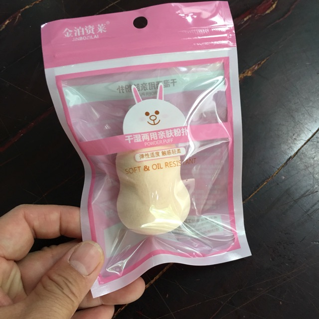 Mút tán kem nền hồ lô D1 giao màu ngẫu nhiên