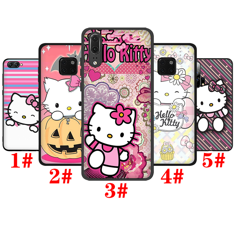 Ốp Điện Thoại Tpu Silicon Mềm Hình Hello Kitty T62 Cho Huawei Y6P Y9 Prime 2019 Mate 10 20 30 Lite Pro Dễ Thương