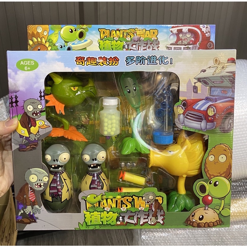 Đồ chơi hoa quả nổi giận Plants and Zombie phần 3: hoa 5 vòi