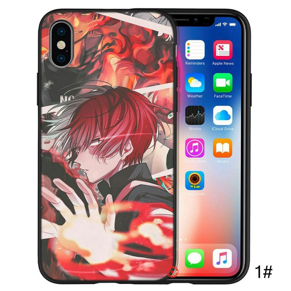 Ốp Điện Thoại Silicon Mềm Hình anime shoto todoroki 16ni Cho iphone xs max x xr 10 5 5s 6 6s 7 8 plus