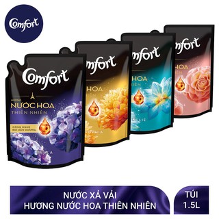 Nước Xả Vải Comfort Hương Nước Hoa Thiên Nhiên Sofia / Bella/ Rose/ Lilie túi 1.5L