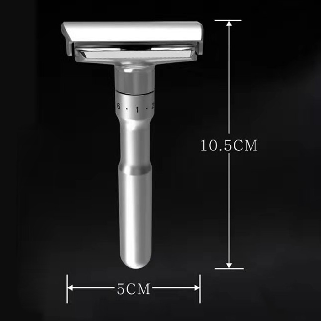Dao Cạo Râu + 5 Lưỡi Dao Cạo Bằng Hợp Kim Kẽm An Toàn Cho Nam Lacooppia2