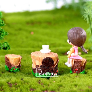 [Giá Siêu Rẻ] Gốc Cây - Phụ kiện trang trí cho cây xanh để bàn làm việc, mô hình trang trí cho bể cá, tiểu cảnh