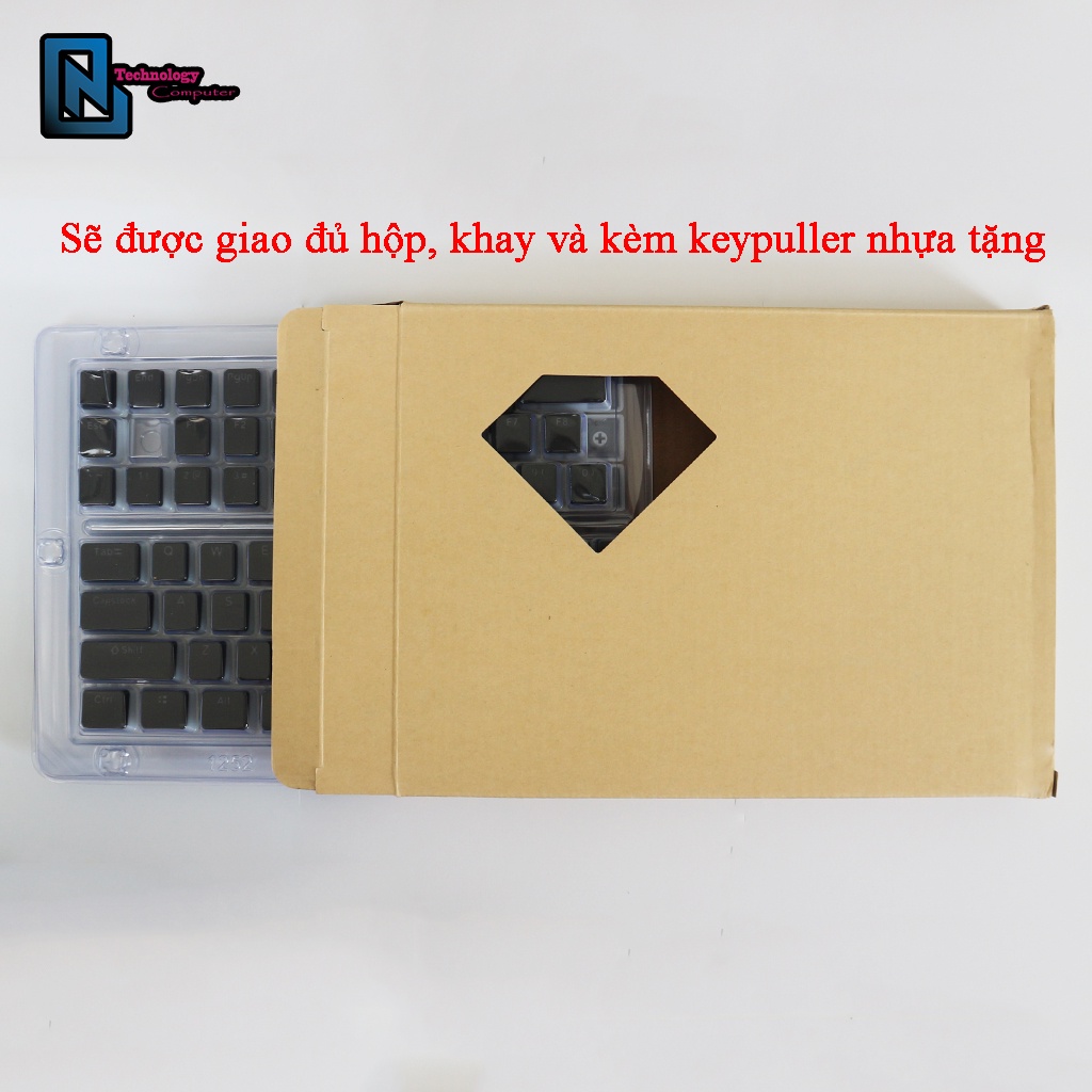 Bộ Keycap Pudding PBT 129 Phím Dành Cho Bàn Phím Cơ Đủ Loại Layout 61/64/68/78/84/87/96/98/104/108