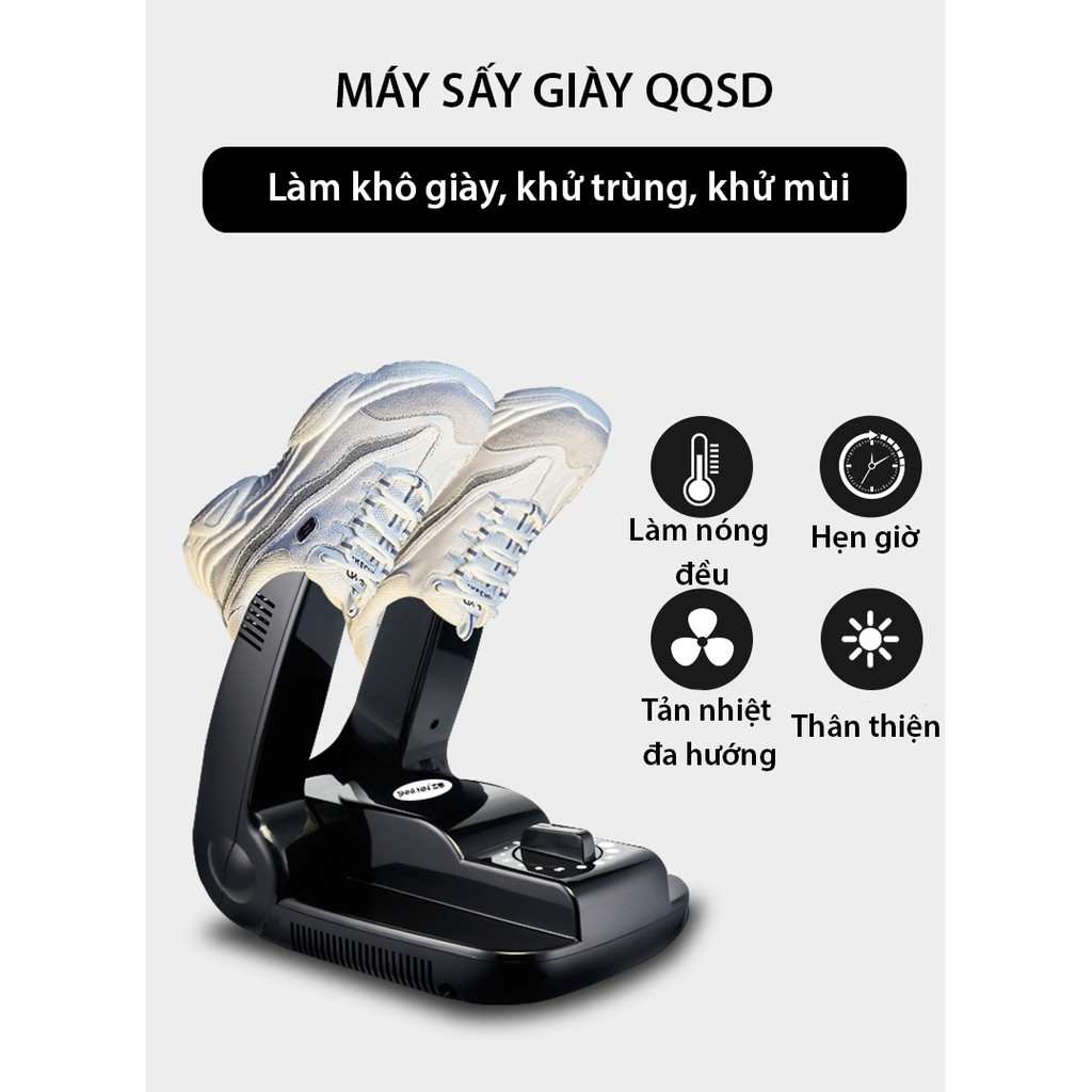 Máy sấy giày QQSD làm khô giày nhanh chóng trợ thủ đắc lực trong mùa mưa - TIN365