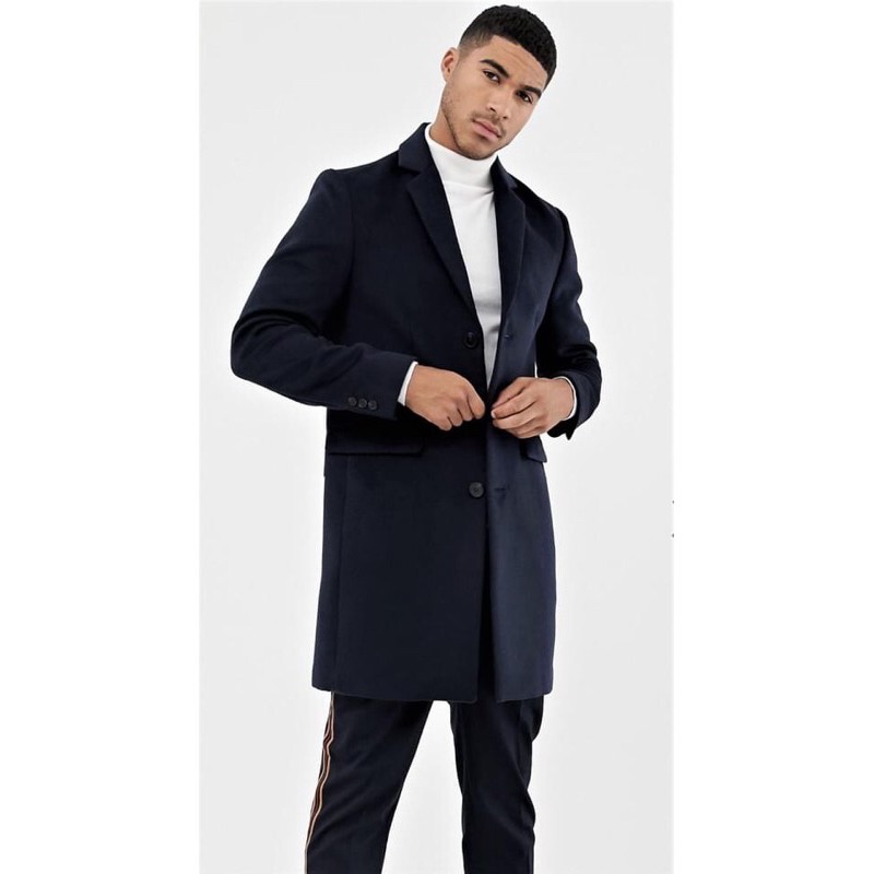 Áo dạ dáng dài Overcoat River Island chính hãng