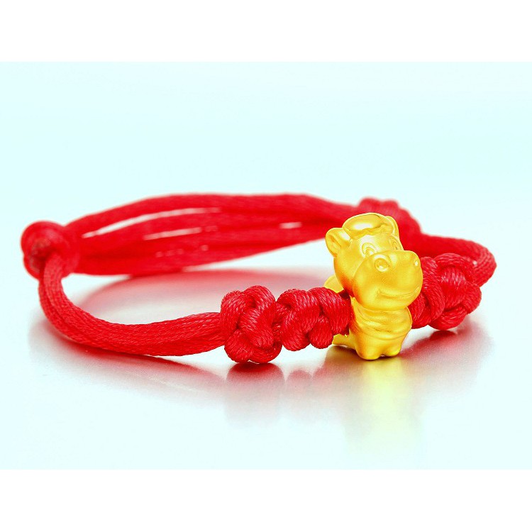 Charm vàng 24k Kim Ngọ MS12 - Miễn phí tết vòng tay - ANCARAT