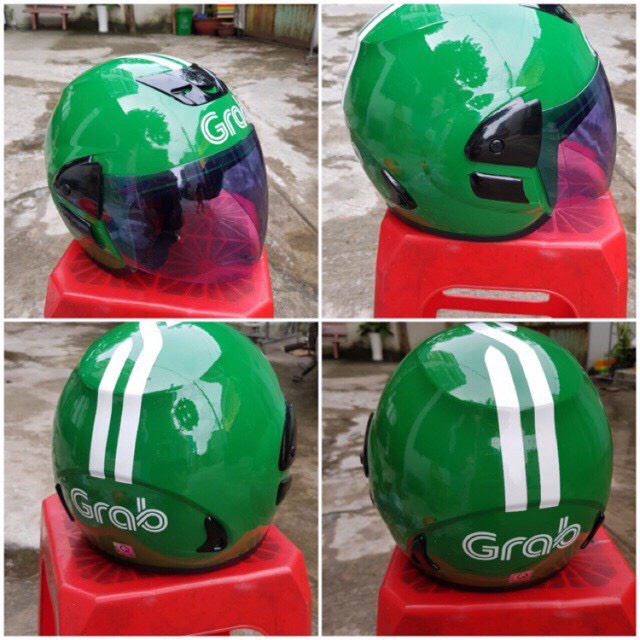 Kính mũ bảo hiểm 3/4 thay thế kính mũ GRAB