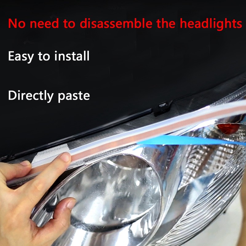 Set 2 Dây Đèn Led Báo Rẽ Kevanly Drl 30/45/60cm 12v Chống Nước Dành Cho Xe Hơi