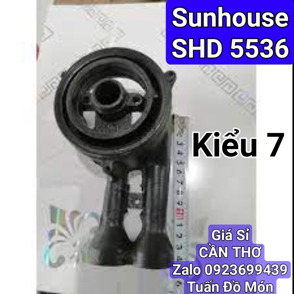 Họng điếu gang bếp gas/ga âm sunhouse chính hãng