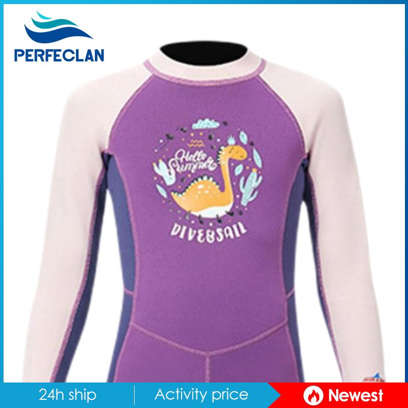 [Perfeclan] Bộ Đồ Bơi Lặn / Lướt Ván Dày 2.5mm Dành Cho Trẻ Em