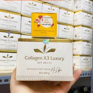 Combo Kem Body Collagen X3 Luxury và Kích trắng Colagen X3 Mỹ phẩm Đông Anh