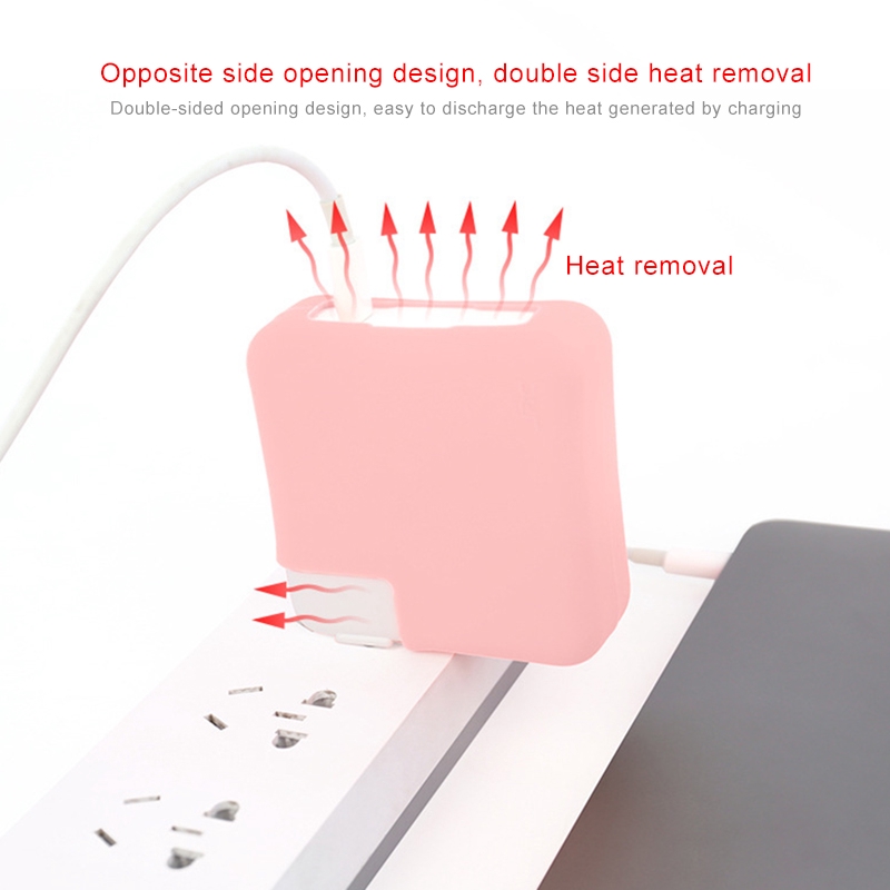 Ốp Silicon Bảo Vệ Ổ Cắm Máy Tính Macbook 12 Air 13 Pro 15
