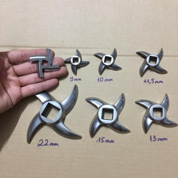 Lưỡi cho máy xay thịt kèm kích thước lỗ trục