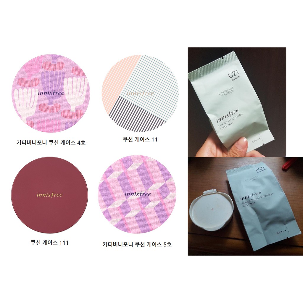 [AUTH tặng kèm puff] Phấn nước Innisfree Coverfit cushion Innisfree Water Fit cushion | BigBuy360 - bigbuy360.vn