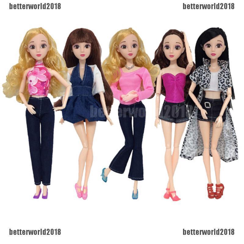 Set trang phục mặc hàng ngày/dự tiệc may thủ công cho búp bê Barbie