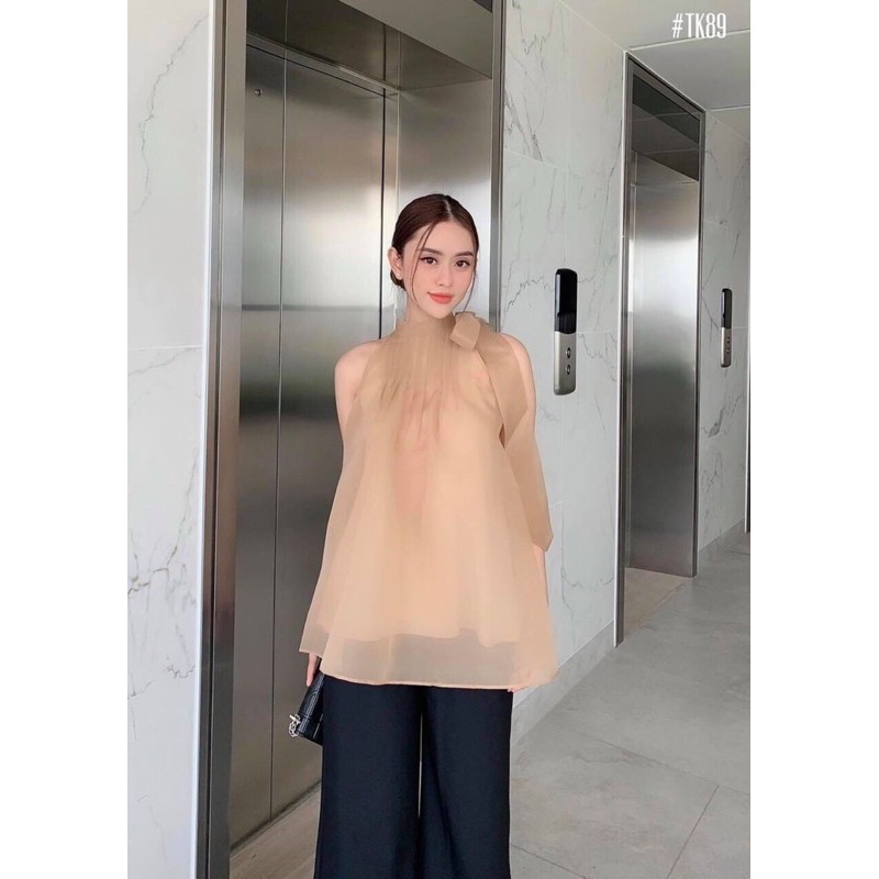 Áo Xốp Kiếng Cột Nơ chảnh Xả