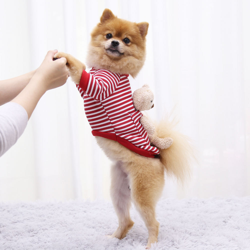 Áo Sweater Vải Lông Cừu Họa Tiết Hoạt Hình Dễ Thương Dành Cho Thú Cưng