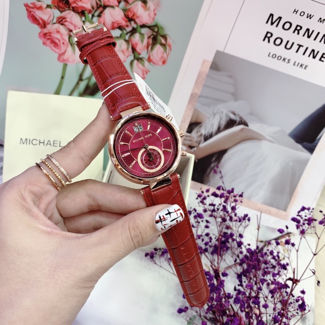 Đồng Hồ Nữ Bấm Giờ Thể Thao Siêu Cá Tính, Micheal Kors Mk2581 Full Box Chính Hãng Hàng Xách Tay