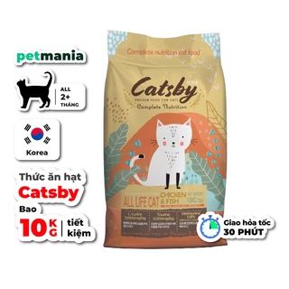 10kg Catsby thức ăn hạt cho mèo mọi lứa tuổi