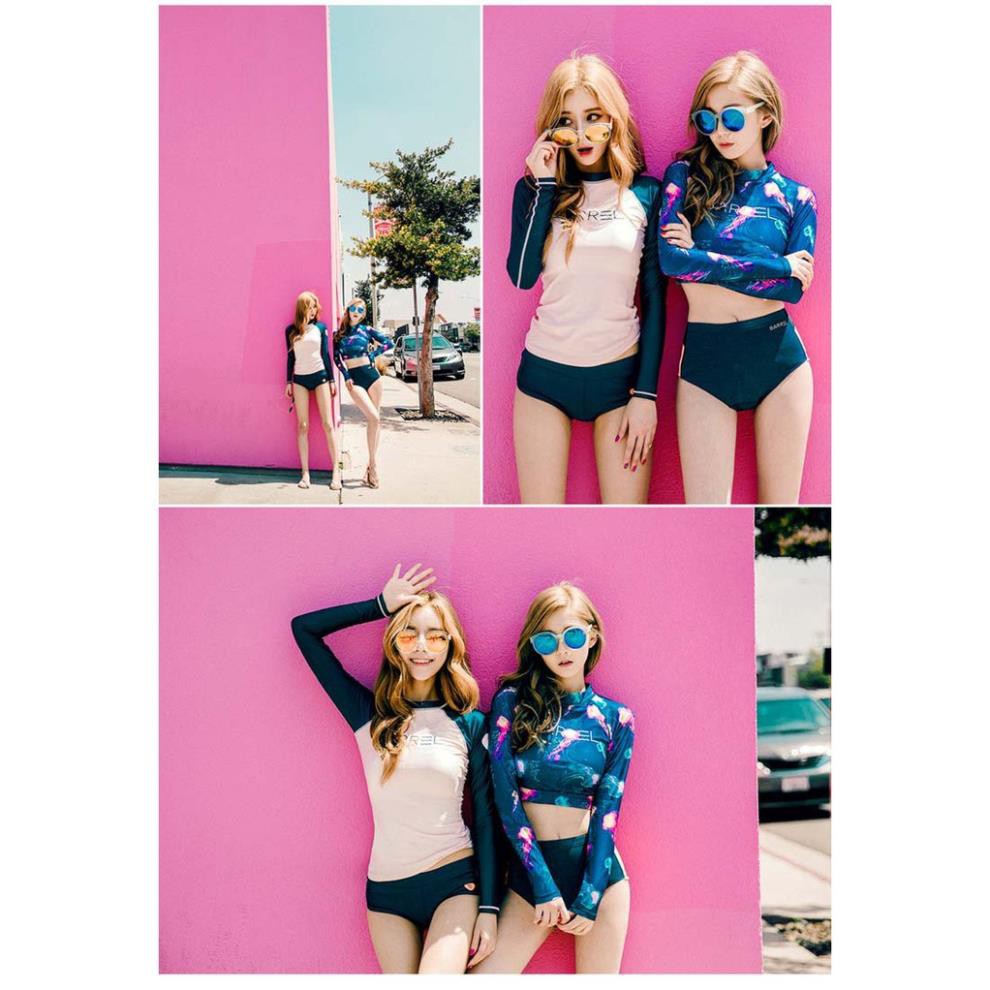 (Có sẵn, hình thật, videp check)Bikini tay dài che nắng Hàn Quốc loại cao cấp  ྇