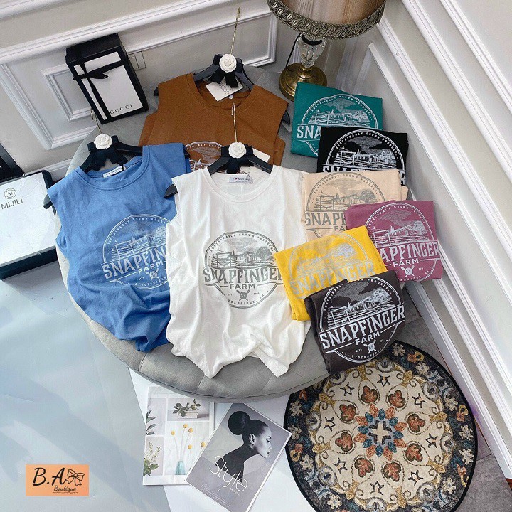 Áo Tanktop In Hình Tròn Siêu Hót 2021