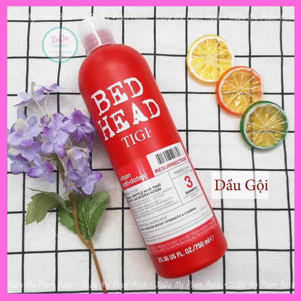 Cặp Dầu Gội TIGI Đỏ TiGi Bed Head 1500ml/Cặp dầu gội dầu xả phục hồi tóc hư tổn cấp độ 3 tóc khô tóc nhuộm | BigBuy360 - bigbuy360.vn