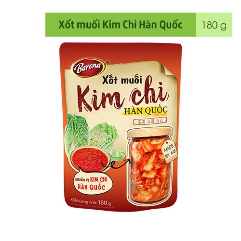 Xốt Muối Kim Chi Hàn Quốc Barona 180g