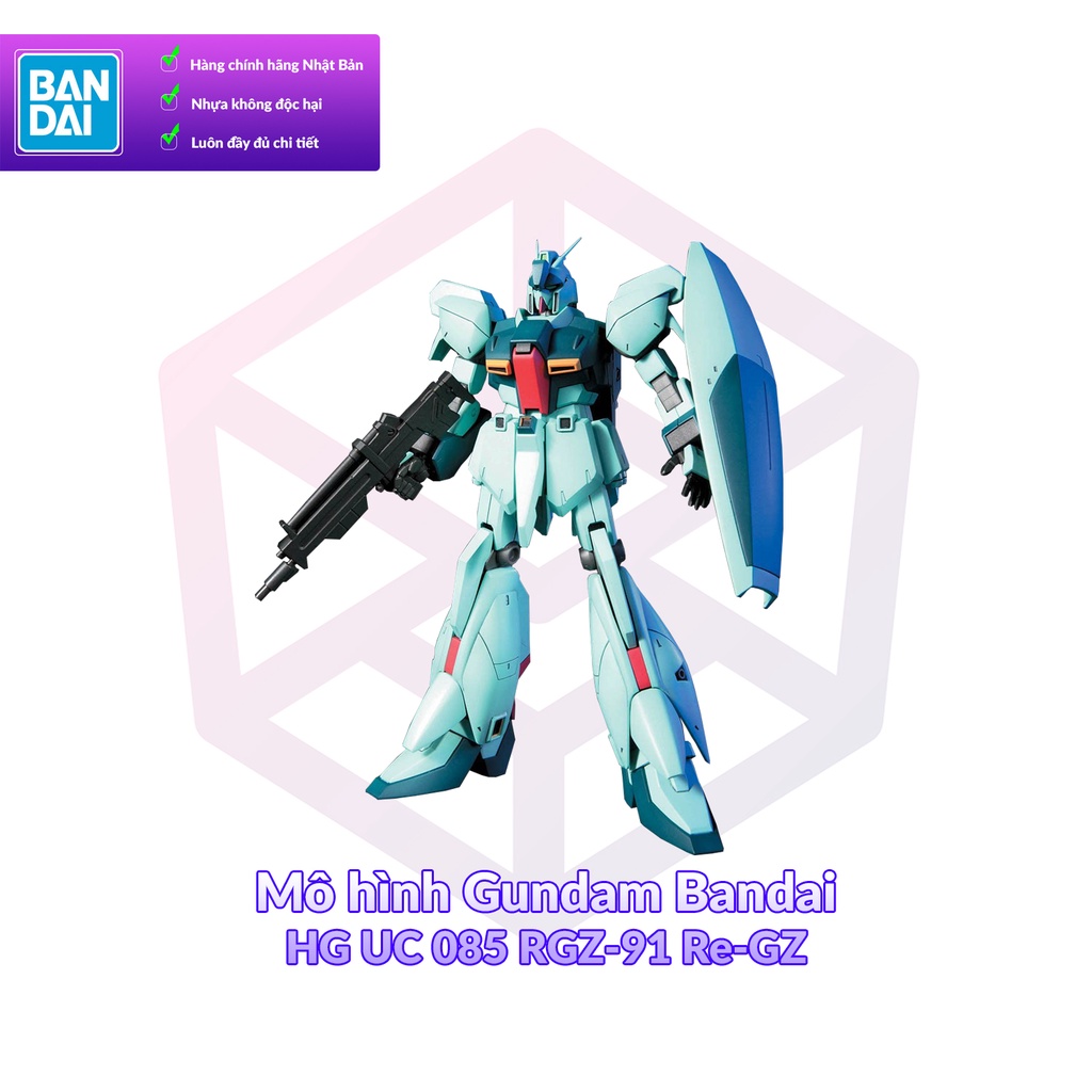 Mô hình Gundam Bandai HG UC 085 RGZ-91 Re-GZ 1/144 Gundam Char’s Counterattack [GDB] [BHG]