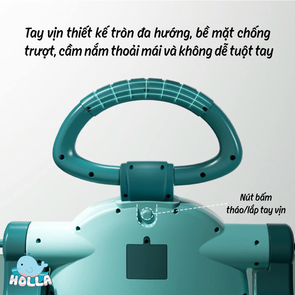 Xe Tập đi kiêm Chòi chân và Scooter đa năng 3in1 HOLLA HL- 02153 tích hợp đồ chơi cho bé | Xe tập đi đa năng