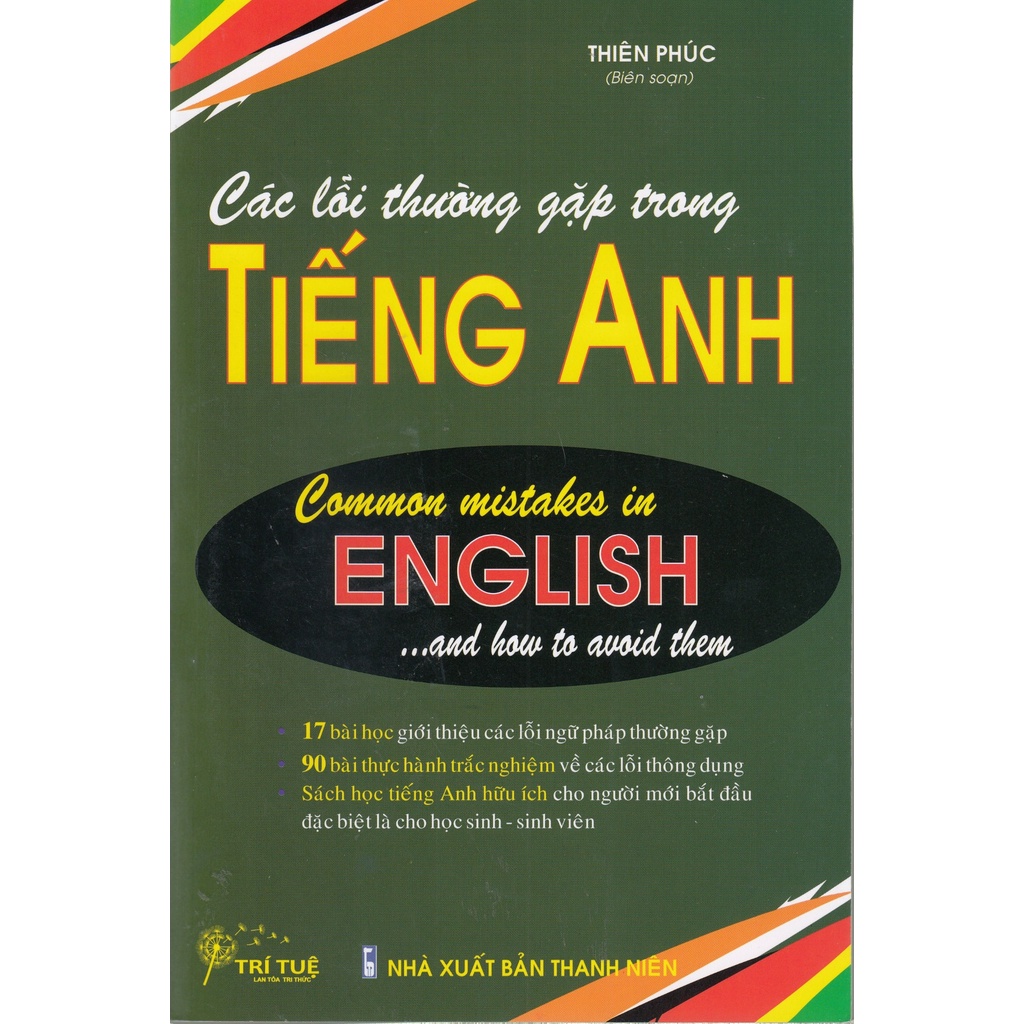Sách - Các lỗi thường gặp trong tiếng Anh