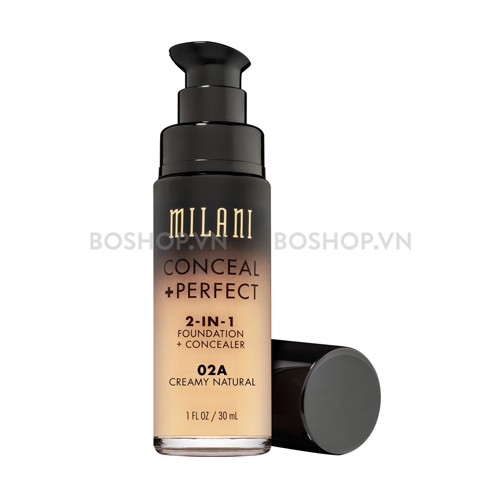 KEM NỀN CHE KHUYẾT ĐIỂM MILANI CONCEAL PERFECT 2IN1 30ML CHÍNH HÃNG - 6973