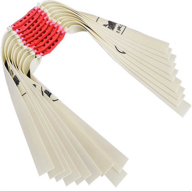 Dây ná cao su Combo 5 bộ thun ná cao su hổ trắng  buộc sẵn 0.65mm