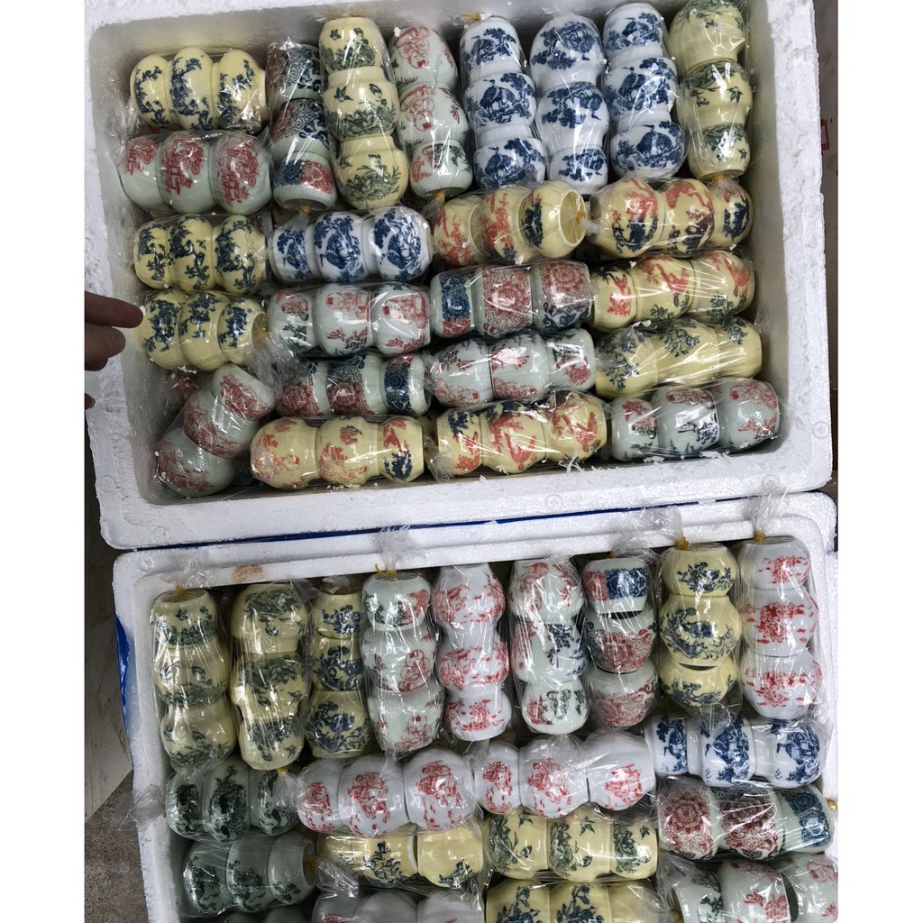 Combo 2 hộp cám chim Mio 500gr tặng 1 bộ cóng sứ chào mào