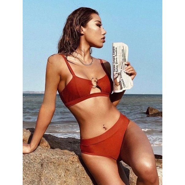 bikini 2mảnh (khoen ngực ) phong cách châu âu full màu | BigBuy360 - bigbuy360.vn