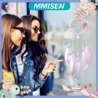 Dreamcatcher Đính Lông Vũ Trang Trí