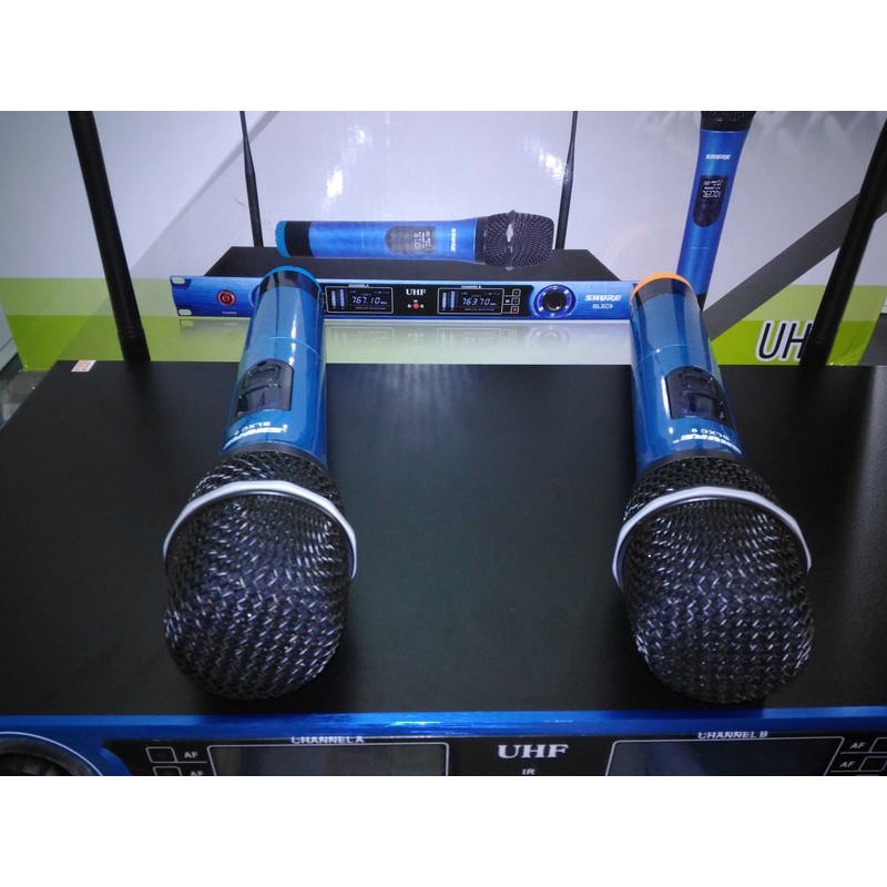 Bộ 02 Micro karaoke gia đình - Shure BLXC9 siêu chuẩn- Mua Ngay Micro Hát Karaoke không dây BLXC9