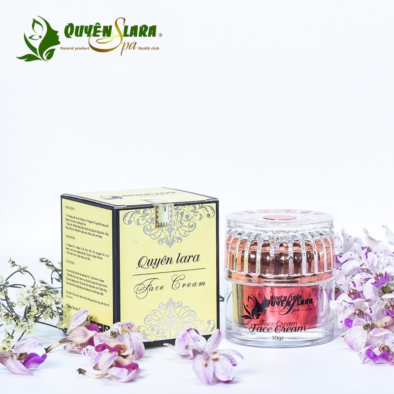 Face Cream Kem Dưỡng Và Tái Tạo Da Trắng Hồng,Mờ Nám Giúp Da Trắng Hồng Tự Nhiên QUYÊN LARA 30ml
