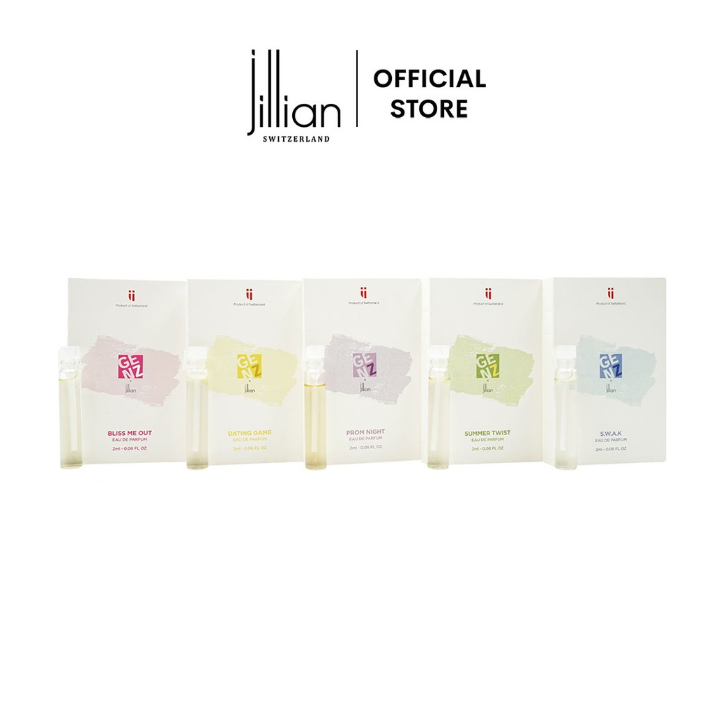 Bộ nước hoa mini GenZ x Jillian 5 mùi hương x 2ml | Thế Giới Skin Care