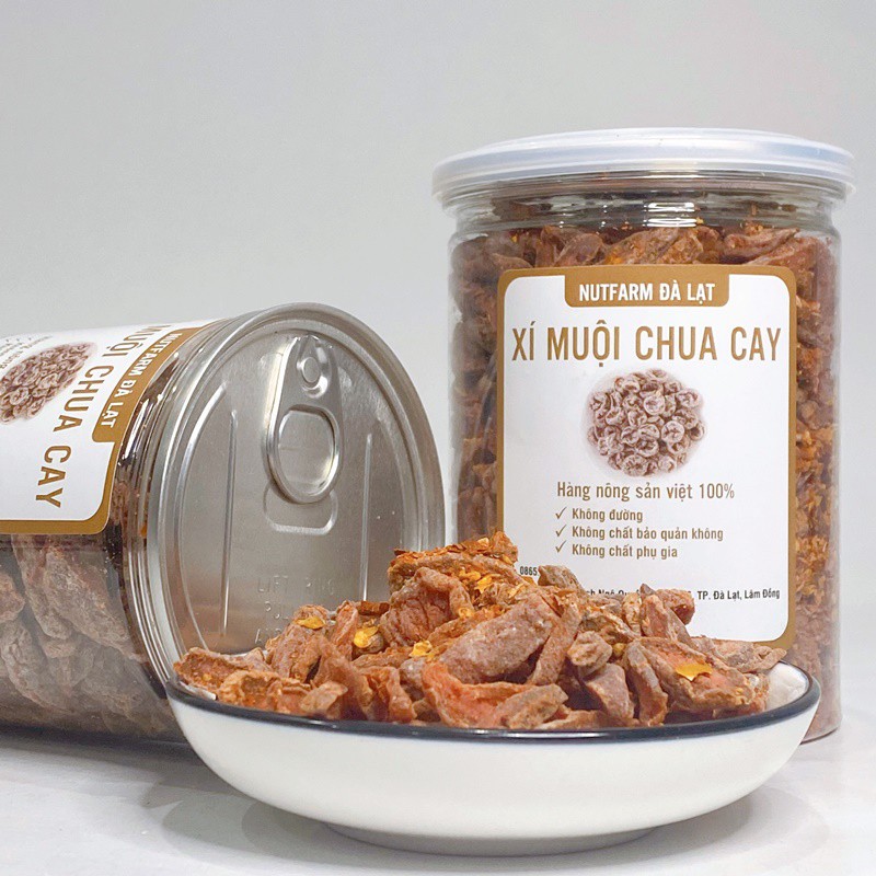 [MIMOSA SHOP] 250GR Xí Muội Chua Cay Không Hạt | Đặc Sản Đà Lạt