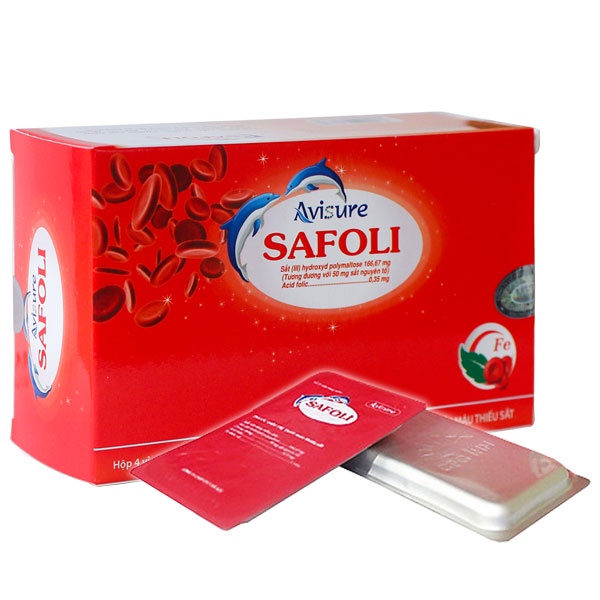 Avisure Safoli - Giúp bổ sung Sắt bầu, Acid folic, Vitamin cho mẹ bầu trong thời kỳ mang thai