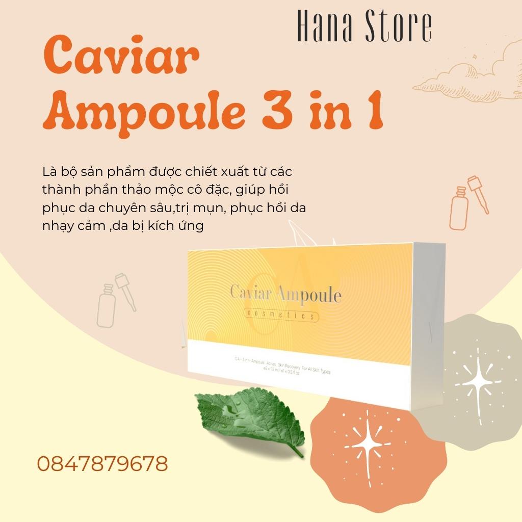 Serum ngăn ngừa mụn và thâm Caviar Ampoule Chính Hãng - Serum Mụn Ngăn Ngừa Mụn Ẩn,Mụn Đầu Đen